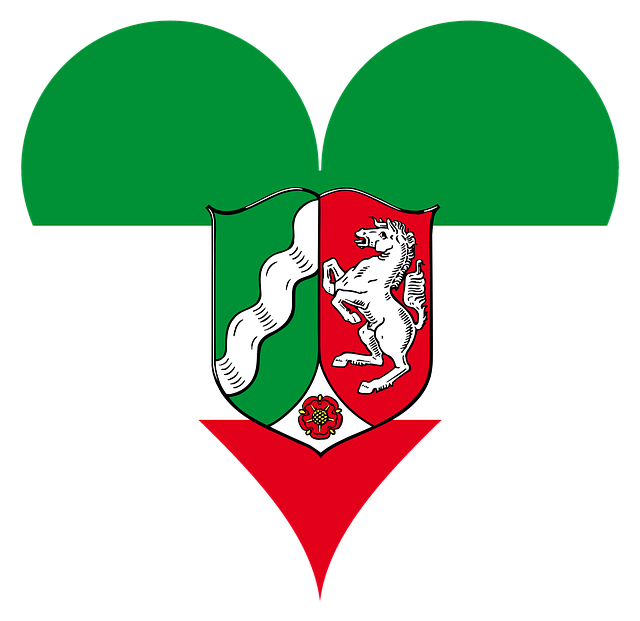 הורדה חינם Heart Love North Rhine Westphalia - איור חינם לעריכה עם עורך תמונות מקוון בחינם של GIMP