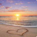 Heart on the sand wallpaper  screen for extension Chrome web store in OffiDocs Chromium