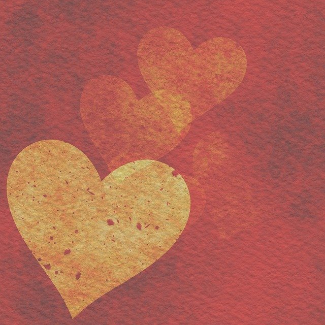 Free download Heart Paper Pattern -  free illustration to be edited with GIMP free online image editor