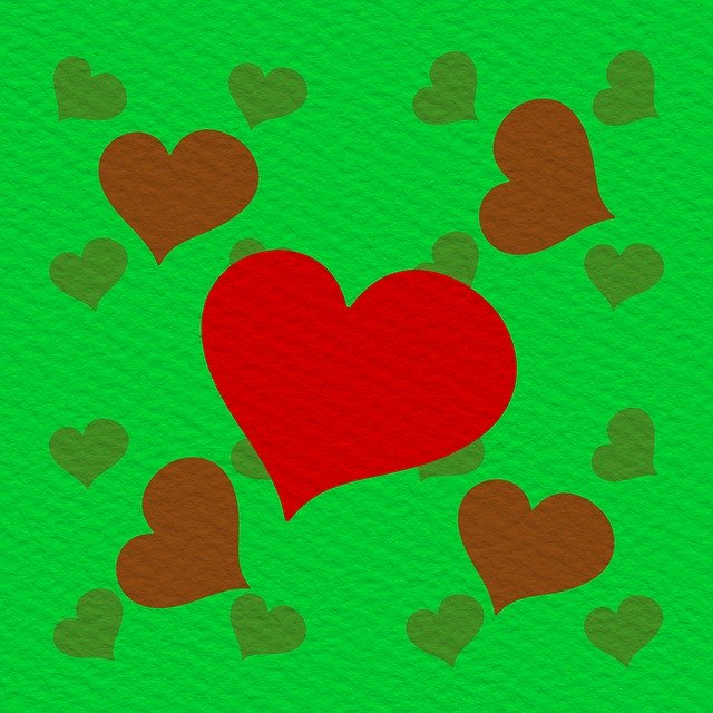 Free download Heart Paper Scrapbook -  free illustration to be edited with GIMP free online image editor