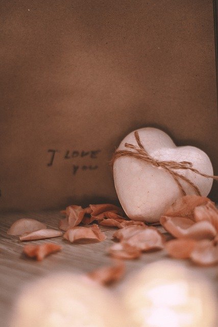 Free download heart petals i love you free picture to be edited with GIMP free online image editor