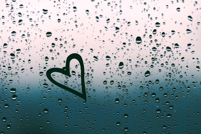 Free download heart rain in love sad drops free picture to be edited with GIMP free online image editor