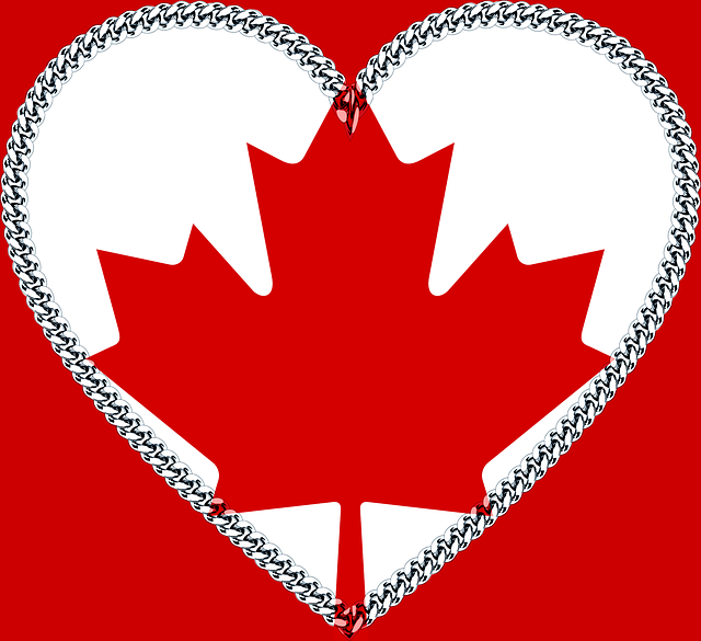 Free download Heart Red Canada Maple -  free illustration to be edited with GIMP free online image editor