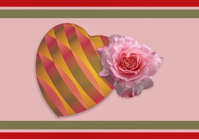 Muat turun percuma Heart Rose Love - ilustrasi percuma untuk diedit dengan editor imej dalam talian percuma GIMP