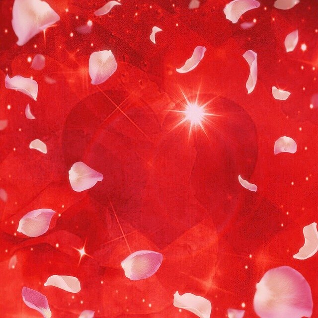 Free download Heart Rose Petals Romantic -  free illustration to be edited with GIMP free online image editor