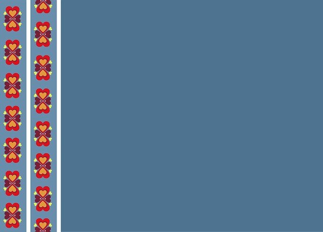 Free download Hearts Background Folk -  free illustration to be edited with GIMP free online image editor