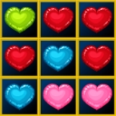 Hearts Blocks Collapse  screen for extension Chrome web store in OffiDocs Chromium