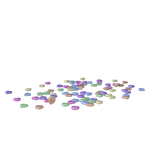 Kostenloser Download Hearts Scattered Colors kostenlose Illustration, die mit dem GIMP-Online-Bildeditor bearbeitet werden kann