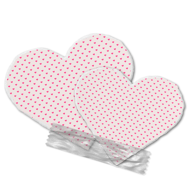 Free download Hearts Tape Grunge -  free illustration to be edited with GIMP free online image editor