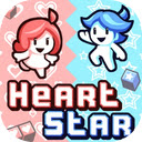 Heart Star Game Solve Puzzles with Dual Character Mechanics!  screen for extension Chrome web store in OffiDocs Chromium