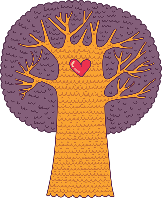 Free download Heart Tree -  free illustration to be edited with GIMP free online image editor