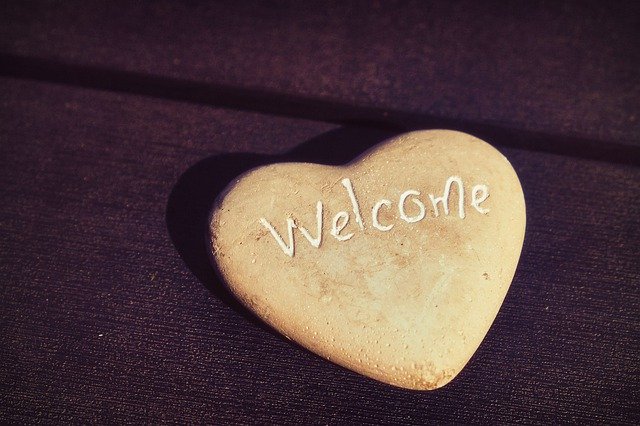 Free download Heart Welcome Love -  free photo or picture to be edited with GIMP online image editor