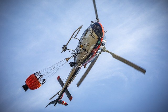 Free download helicopter bucket firefighting free picture to be edited with GIMP free online image editor