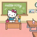 Hello Kitty Classroom Live Wallpaper  screen for extension Chrome web store in OffiDocs Chromium