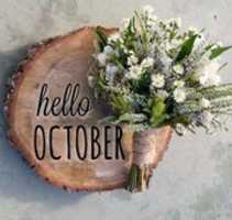 Free download Hello October Images Wishes free photo or picture to be edited with GIMP online image editor
