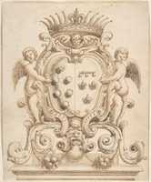 Free download Heraldic Design for Henry IV and Marie de Medici (?) free photo or picture to be edited with GIMP online image editor