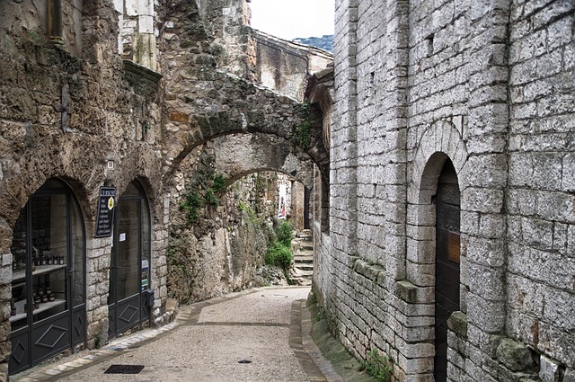 Free download herald saint guilhem le desert town free picture to be edited with GIMP free online image editor