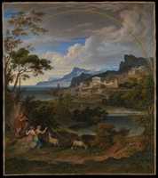 Free download Heroic Landscape with Rainbow free photo or picture to be edited with GIMP online image editor