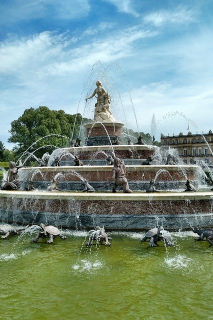 Descarga gratuita Herrenchiemsee Latona Fountain - foto o imagen gratis y gratuita para editar con el editor de imágenes en línea GIMP