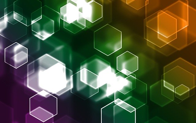 Free download Hexagon Bokeh Effect -  free illustration to be edited with GIMP free online image editor
