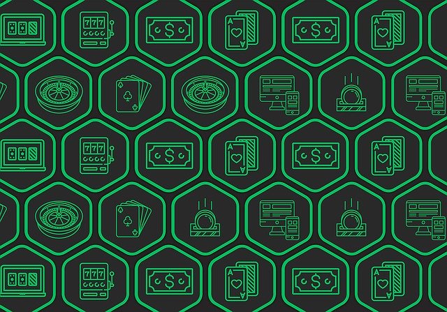 Free download Hexagon Chance Green -  free illustration to be edited with GIMP free online image editor