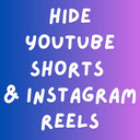 Hide Shorts and Reels  screen for extension Chrome web store in OffiDocs Chromium