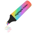 Highlight Color  screen for extension Chrome web store in OffiDocs Chromium