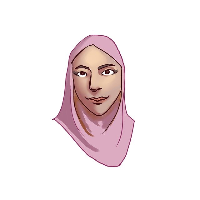 دانلود رایگان دختر با حجاب - تصویرسازی رایگان برای ویرایش با ویرایشگر تصویر آنلاین رایگان GIMP