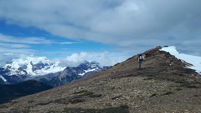 Free download Hiking Glacier Mountain -  free photo or picture to be edited with GIMP online image editor