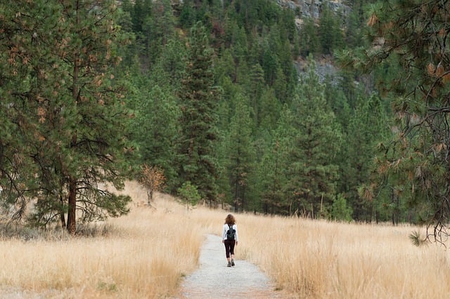 Free download hiking nature mountain woman hiking free picture to be edited with GIMP free online image editor