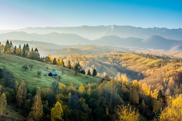 Free download hills forest autumn color nature free picture to be edited with GIMP free online image editor