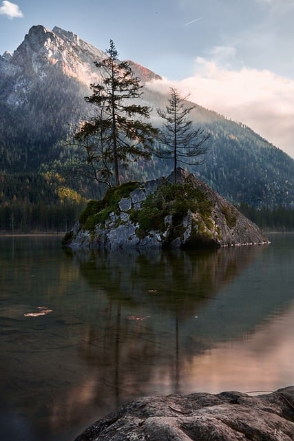 Free download hintersee lake mountain ramsau free picture to be edited with GIMP free online image editor