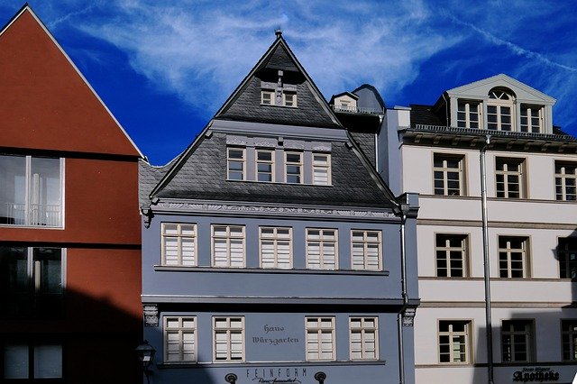 Gratis download Historisch centrum Facade Frankfurt - gratis foto of afbeelding om te bewerken met GIMP online afbeeldingseditor