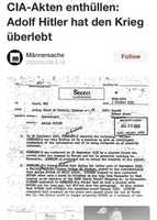 Free download Hitler lebt nach dem 2.Weltkrieg  FBI-Dokumente. free photo or picture to be edited with GIMP online image editor