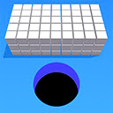 Hole Eating Cube Game  screen for extension Chrome web store in OffiDocs Chromium