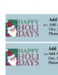 Free download Holiday Address Labels DOC, XLS or PPT template free to be edited with LibreOffice online or OpenOffice Desktop online
