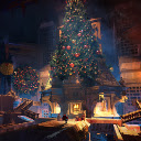 Holiday Christmas  screen for extension Chrome web store in OffiDocs Chromium