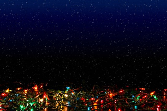 Template Photo Holiday Lights Christmas Snow -  for OffiDocs