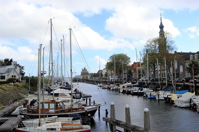 Free download Holland Veere Port -  free photo or picture to be edited with GIMP online image editor