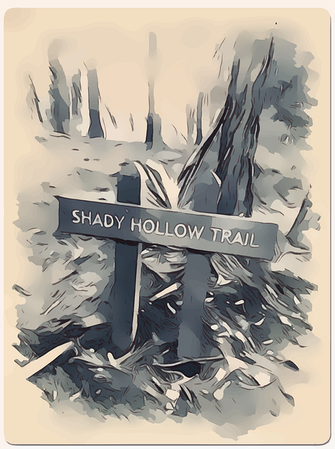 Template Photo Hollow Hiking Trail - Free vector graphic on Pixabay for OffiDocs
