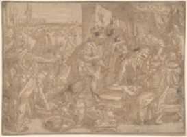 Free download Holofernes before Nebuchadnezzar (Judith 2:4-13) free photo or picture to be edited with GIMP online image editor