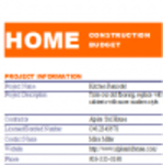 Free download Home Renovation Project Model Template DOC, XLS or PPT template free to be edited with LibreOffice online or OpenOffice Desktop online