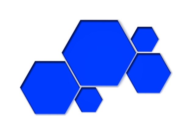 Free download Honeycomb Form Combs Blue -  free illustration to be edited with GIMP free online image editor