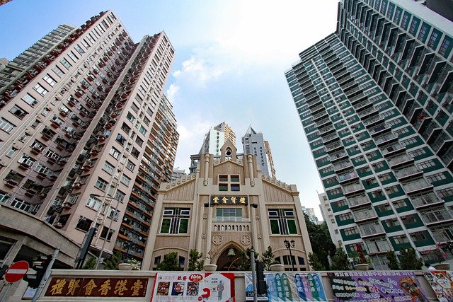 Free download hongkong church building cathedral free picture to be edited with GIMP free online image editor