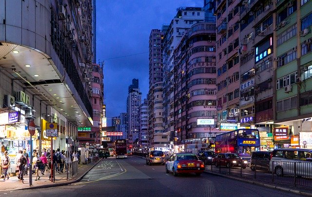 Free picture Hong Kong Night City -  to be edited by GIMP free image editor by OffiDocs