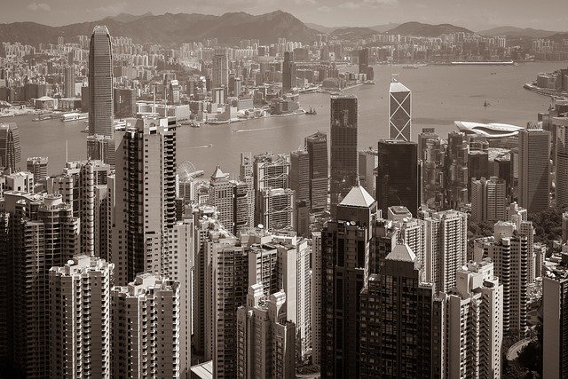 הורדה חינם Hong Kong Skyscraper Asia - תמונה או תמונה בחינם לעריכה עם עורך התמונות המקוון GIMP