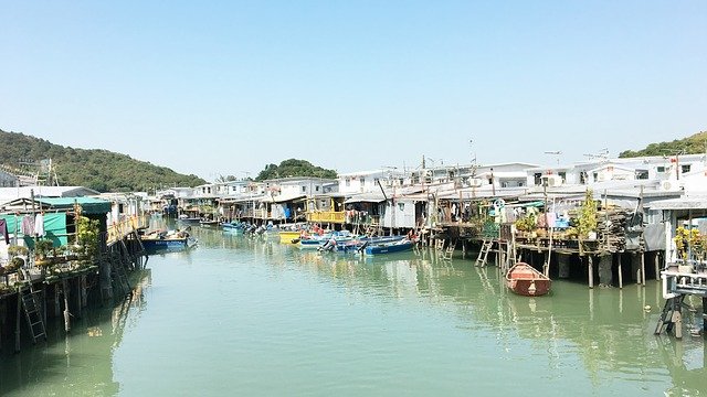 Free download hongkong tai o floating building free picture to be edited with GIMP free online image editor