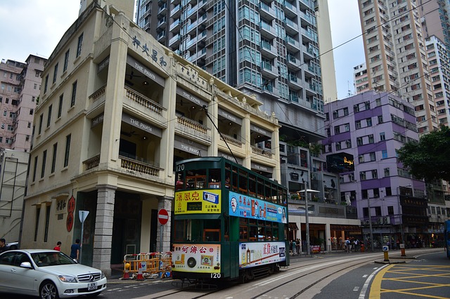 Free download hongkong tram railway asia hong free picture to be edited with GIMP free online image editor