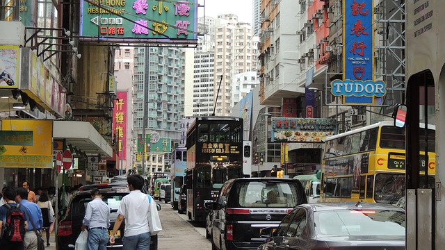 Безкоштовно завантажте зображення міської залізниці гонконгського трамвая для редагування за допомогою безкоштовного онлайн-редактора зображень GIMP