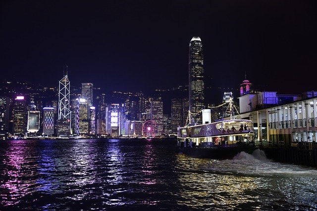 Free download Hongkong Victoria Harbour -  free photo or picture to be edited with GIMP online image editor